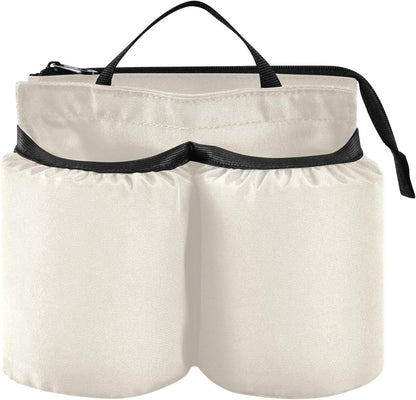 Navy Blue Travel Luggage Cup Holder for Suitcase Free Hands Travel Drink Bag for Coffee Mugs Bottles