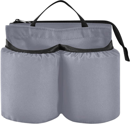 Navy Blue Travel Luggage Cup Holder for Suitcase Free Hands Travel Drink Bag for Coffee Mugs Bottles