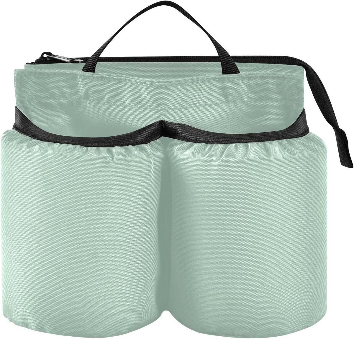 Navy Blue Travel Luggage Cup Holder for Suitcase Free Hands Travel Drink Bag for Coffee Mugs Bottles