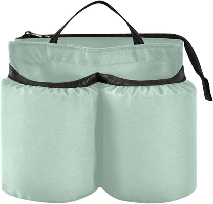 Navy Blue Travel Luggage Cup Holder for Suitcase Free Hands Travel Drink Bag for Coffee Mugs Bottles