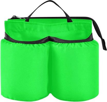Navy Blue Travel Luggage Cup Holder for Suitcase Free Hands Travel Drink Bag for Coffee Mugs Bottles