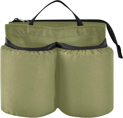 Navy Blue Travel Luggage Cup Holder for Suitcase Free Hands Travel Drink Bag for Coffee Mugs Bottles