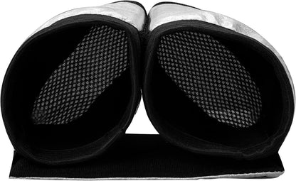 Luggage Travel Cup Holder Free Hand Drink Carrier - Hold Two Coffee Mugs - Fits Roll on Suitcase Handles - Gifts for Flight Attendants Travelers Accessories Grey