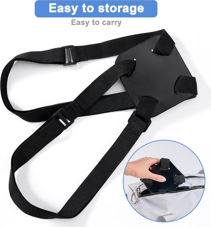 2 Pack Luggage Straps, Ajustable Elastic Bungee Belt for Suitcases, Add Extra Bag Easy and Securely for Travel