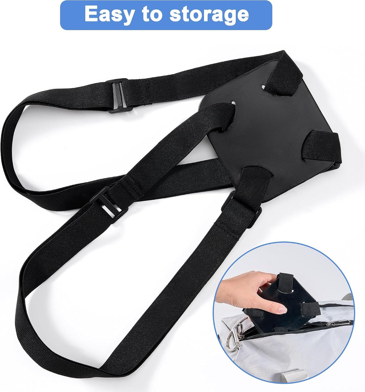 2 Pack Luggage Straps, Ajustable Elastic Bungee Belt for Suitcases, Add Extra Bag Easy and Securely for Travel