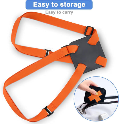 2 Pack Luggage Straps, Ajustable Elastic Bungee Belt for Suitcases, Add Extra Bag Easy and Securely for Travel