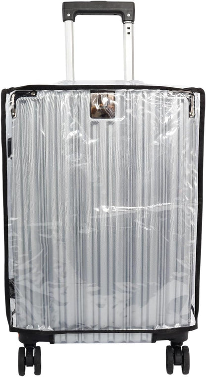 PVC Suitcase Cover Protector,20/22/24/26/28/30 Inch Suitcase Baggage Covers,Transparent Luggage Cover for Wheeled Suitcases (20‘’)