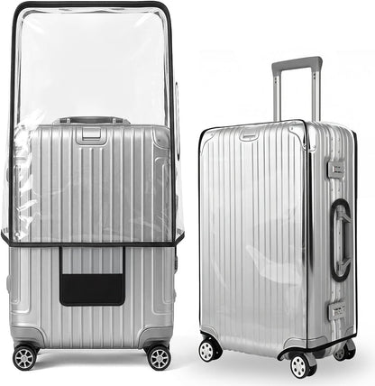Clear PVC Suitcase Cover Protectors 24 Inch Suitcase Covers