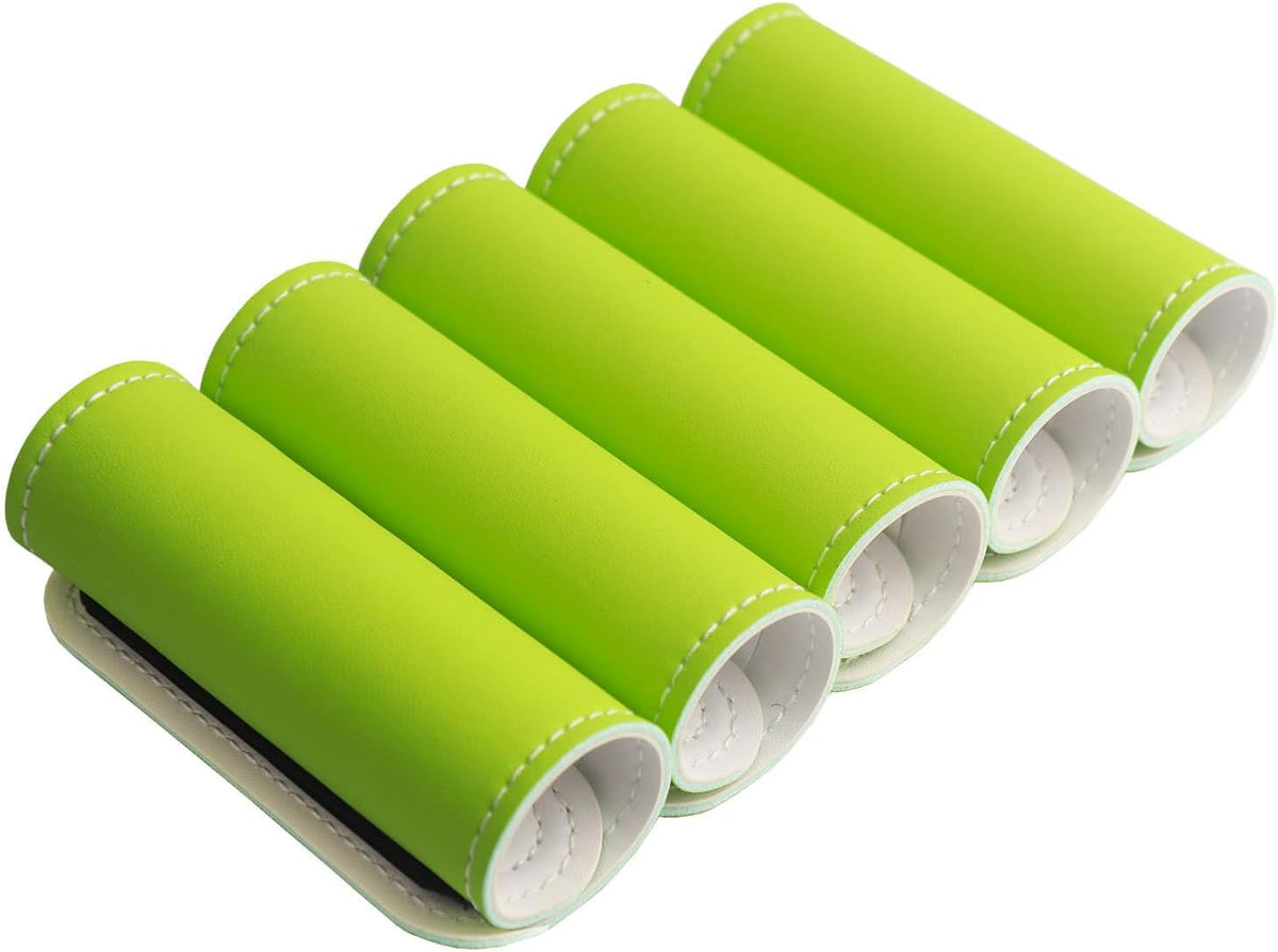 Luggage Handle Wrap-5 Pack Luggage Handle Wraps for Suitcase/Carry on/Bag/Car Neon Luggage Identfiers Travel Accessories for Luggage (Light Green)