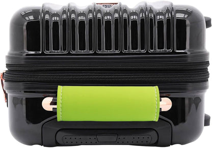 Luggage Handle Wrap-5 Pack Luggage Handle Wraps for Suitcase/Carry on/Bag/Car Neon Luggage Identfiers Travel Accessories for Luggage (Light Green)