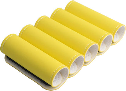 Luggage Handle Wrap-5 Pack Luggage Handle Wraps for Suitcase/Carry on/Bag/Car Neon Luggage Identfiers Travel Accessories for Luggage (Light Green)