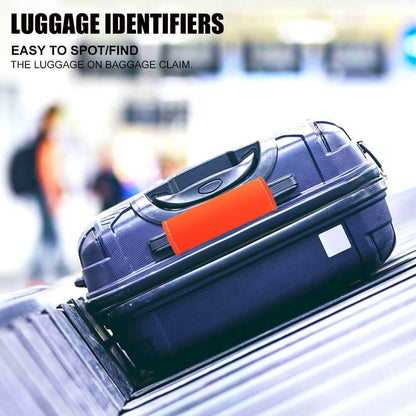 Luggage Handle Wrap-5 Pack Luggage Handle Wraps for Suitcase/Carry on/Bag/Car Neon Luggage Identfiers Travel Accessories for Luggage (Light Green)
