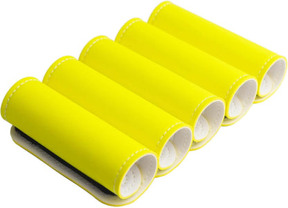 Luggage Handle Wrap-5 Pack Luggage Handle Wraps for Suitcase/Carry on/Bag/Car Neon Luggage Identfiers Travel Accessories for Luggage (Light Green)