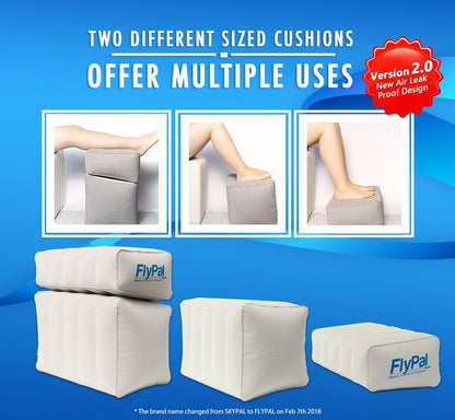 Inflatable Foot Rest, Adjustable Travel Leg Rest, Kids Airplane Bed