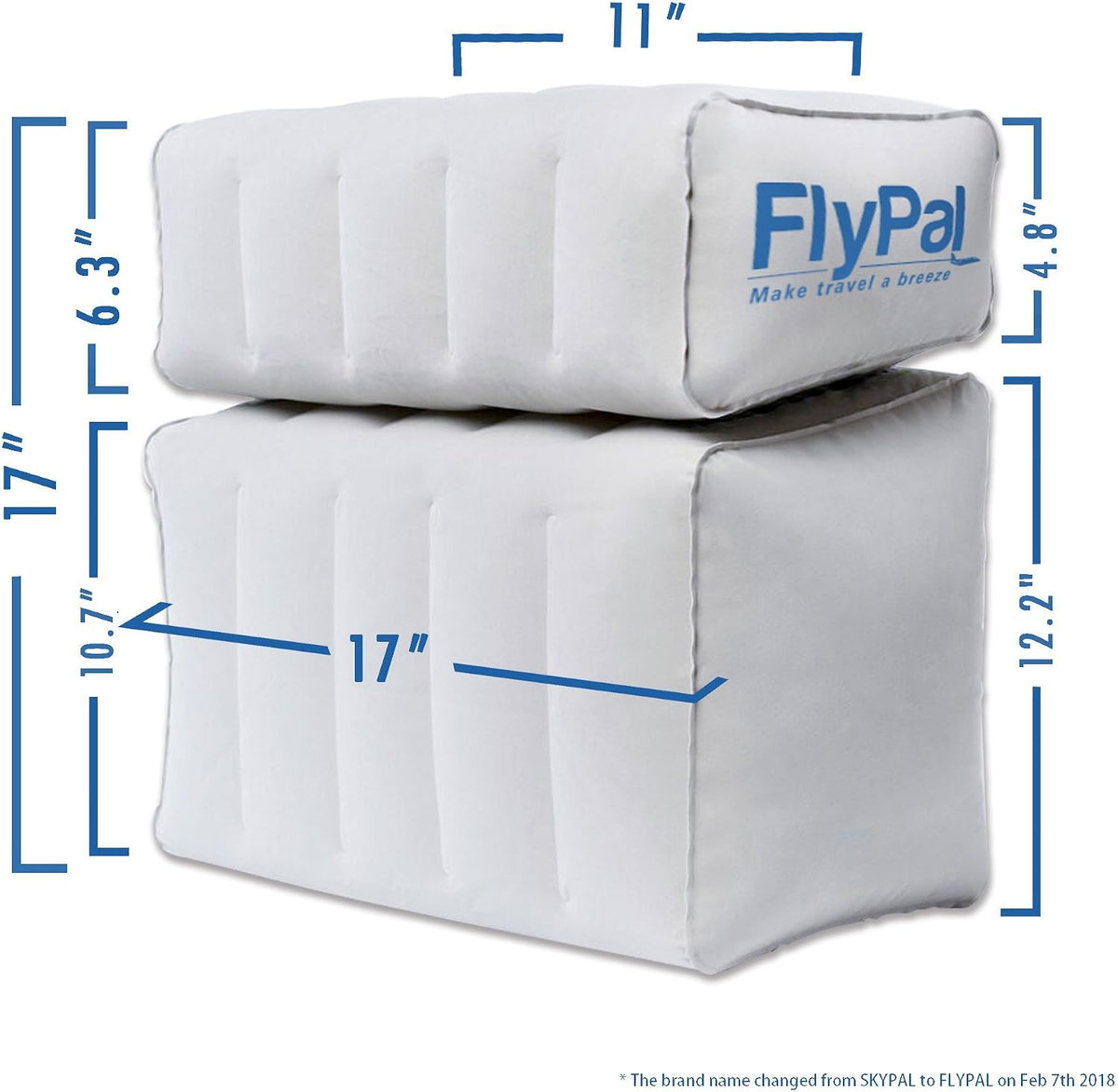 Inflatable Foot Rest, Adjustable Travel Leg Rest, Kids Airplane Bed
