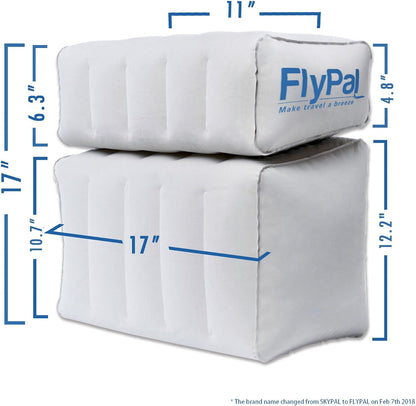 Inflatable Foot Rest, Adjustable Travel Leg Rest, Kids Airplane Bed