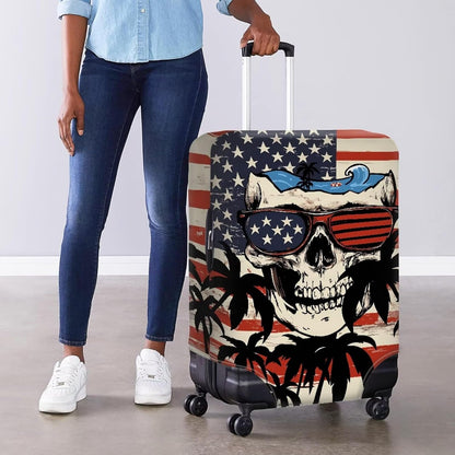 Purple Butterflies Luggage Cover for Women Girls,Cute Travel Suitcase Protector Washable Anti-scratch Suitcase Covers,Fit 30-32inch - Colors A