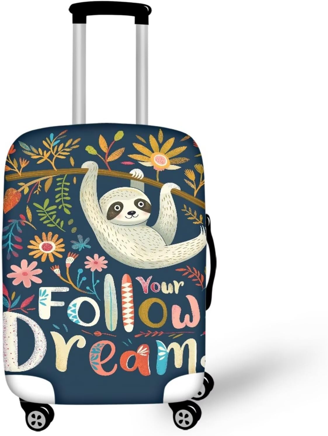 Purple Butterflies Luggage Cover for Women Girls,Cute Travel Suitcase Protector Washable Anti-scratch Suitcase Covers,Fit 30-32inch - Colors A