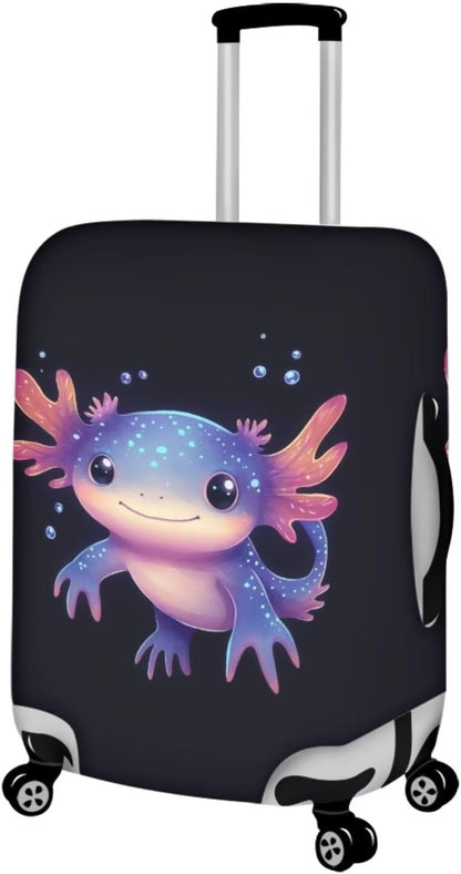 Purple Butterflies Luggage Cover for Women Girls,Cute Travel Suitcase Protector Washable Anti-scratch Suitcase Covers,Fit 30-32inch - Colors A