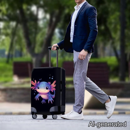 Purple Butterflies Luggage Cover for Women Girls,Cute Travel Suitcase Protector Washable Anti-scratch Suitcase Covers,Fit 30-32inch - Colors A
