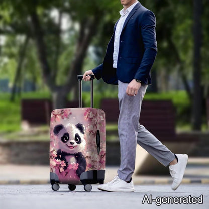 Purple Butterflies Luggage Cover for Women Girls,Cute Travel Suitcase Protector Washable Anti-scratch Suitcase Covers,Fit 30-32inch - Colors A