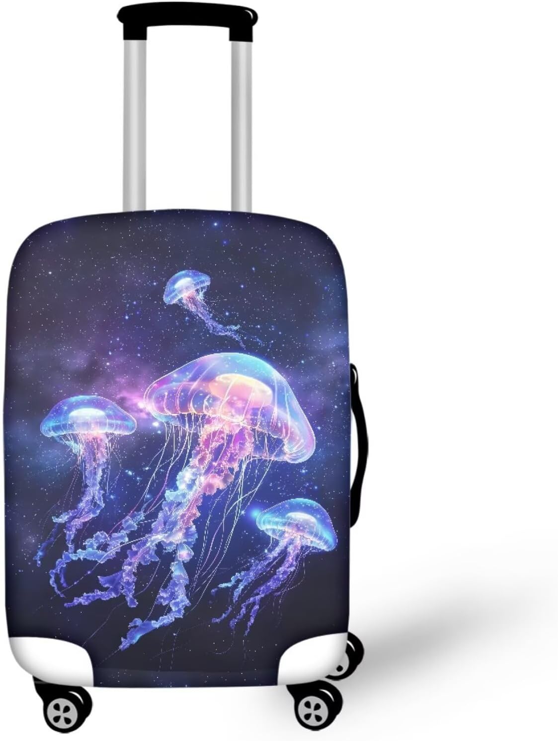 Purple Butterflies Luggage Cover for Women Girls,Cute Travel Suitcase Protector Washable Anti-scratch Suitcase Covers,Fit 30-32inch - Colors A