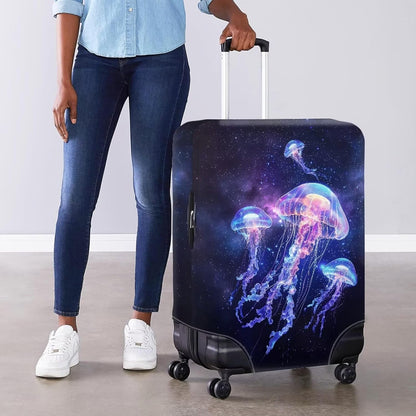 Purple Butterflies Luggage Cover for Women Girls,Cute Travel Suitcase Protector Washable Anti-scratch Suitcase Covers,Fit 30-32inch - Colors A