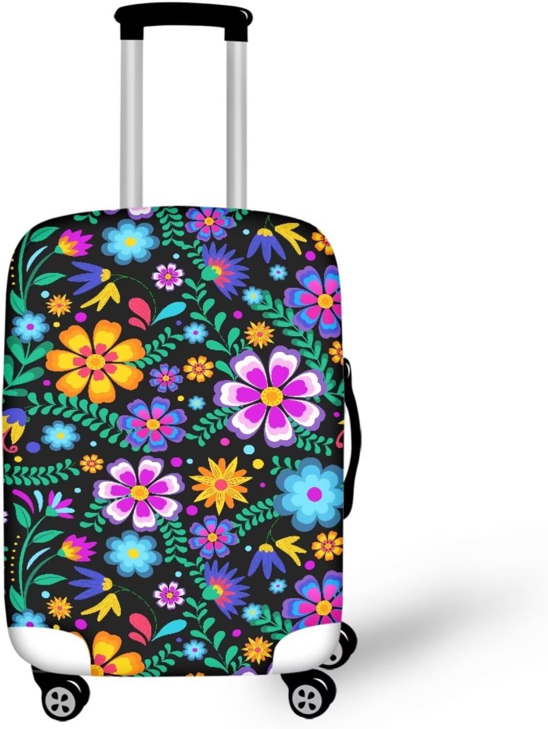 Purple Butterflies Luggage Cover for Women Girls,Cute Travel Suitcase Protector Washable Anti-scratch Suitcase Covers,Fit 30-32inch - Colors A