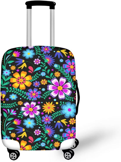 Purple Butterflies Luggage Cover for Women Girls,Cute Travel Suitcase Protector Washable Anti-scratch Suitcase Covers,Fit 30-32inch - Colors A