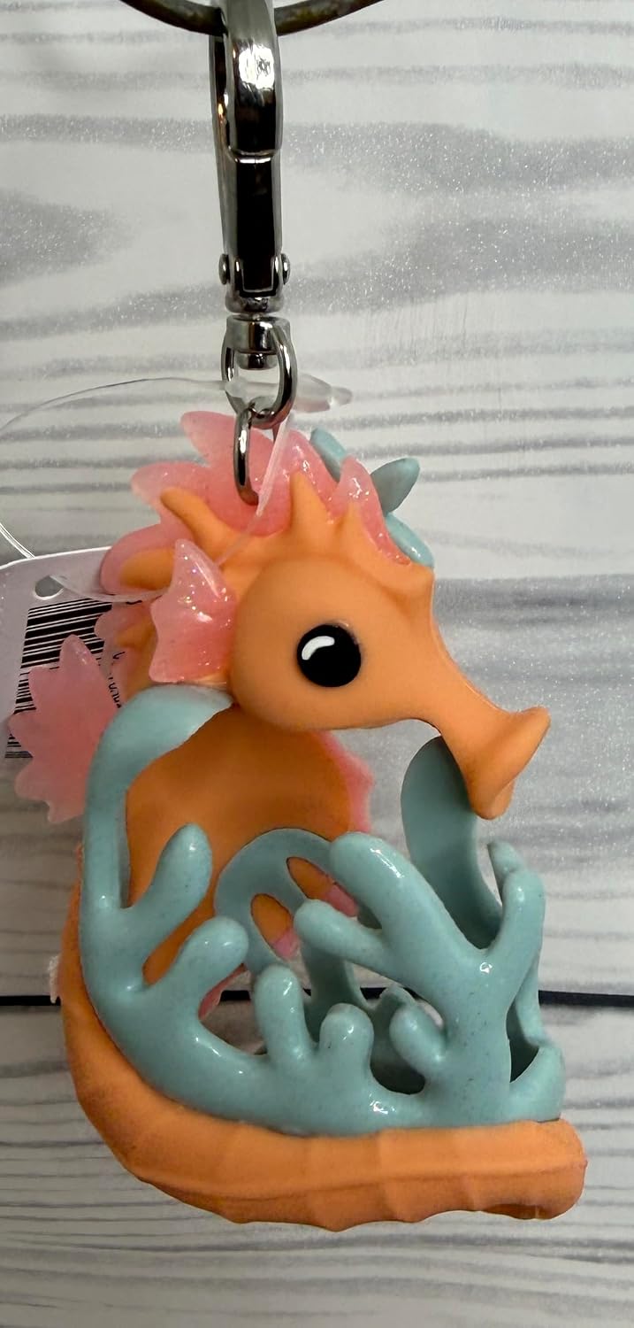Bath and Body Works Seahorse with Glitter on Reef Pocketbac Hand Sanitzer Holder