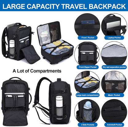 Travel Backpack for Men,TSA Carry On Backpack Flight Approved