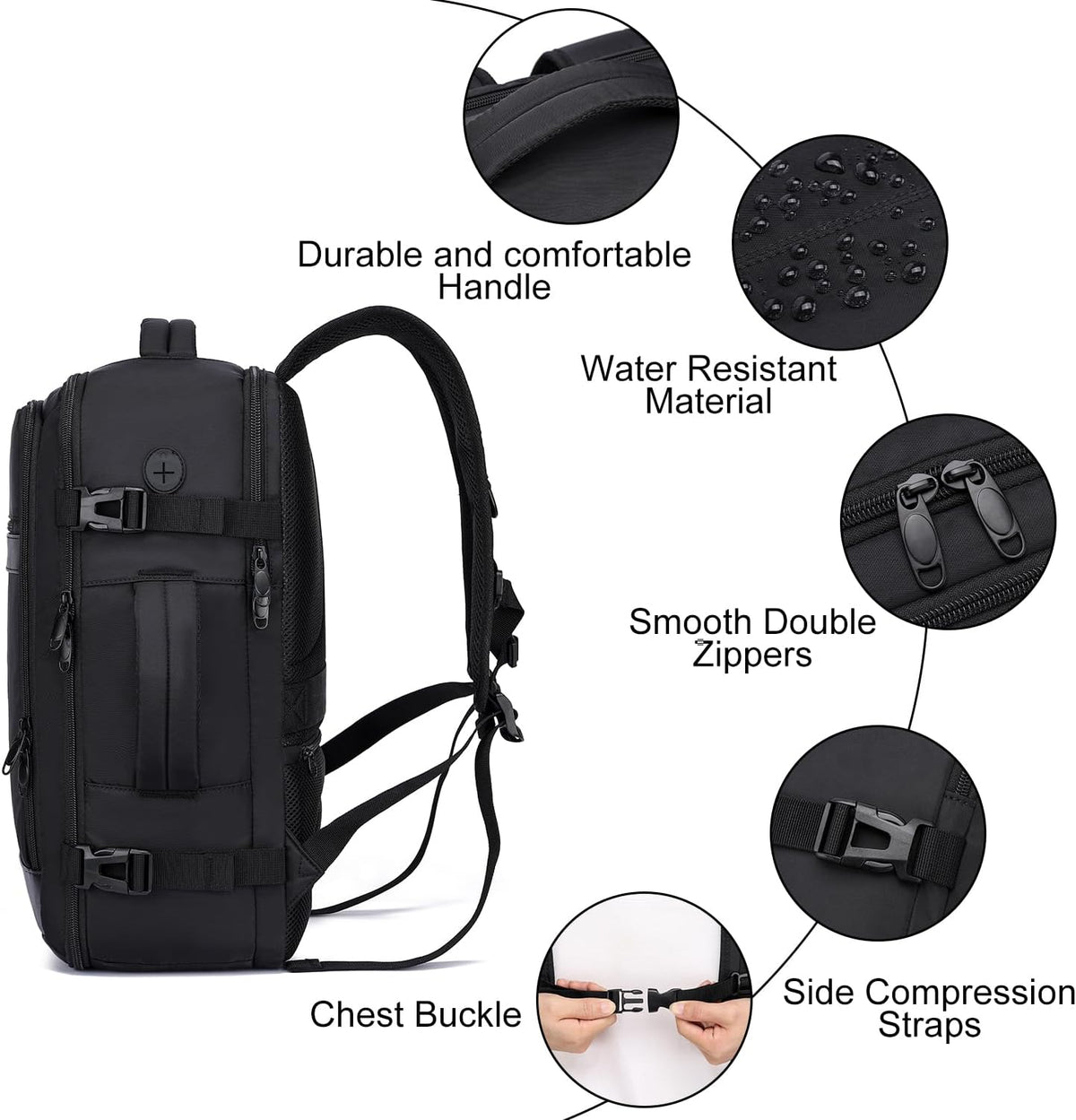 Travel Backpack for Men,TSA Carry On Backpack Flight Approved
