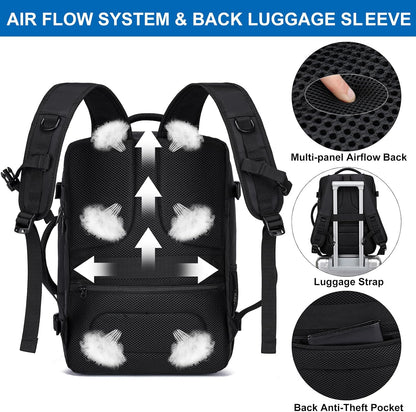 Travel Backpack for Men,TSA Carry On Backpack Flight Approved