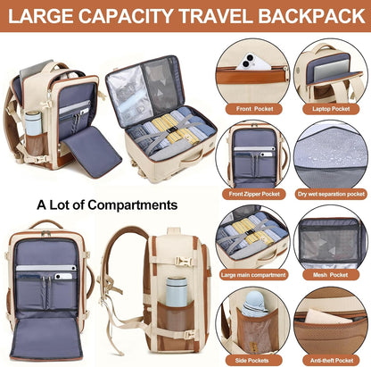Travel Backpack for Men,TSA Carry On Backpack Flight Approved