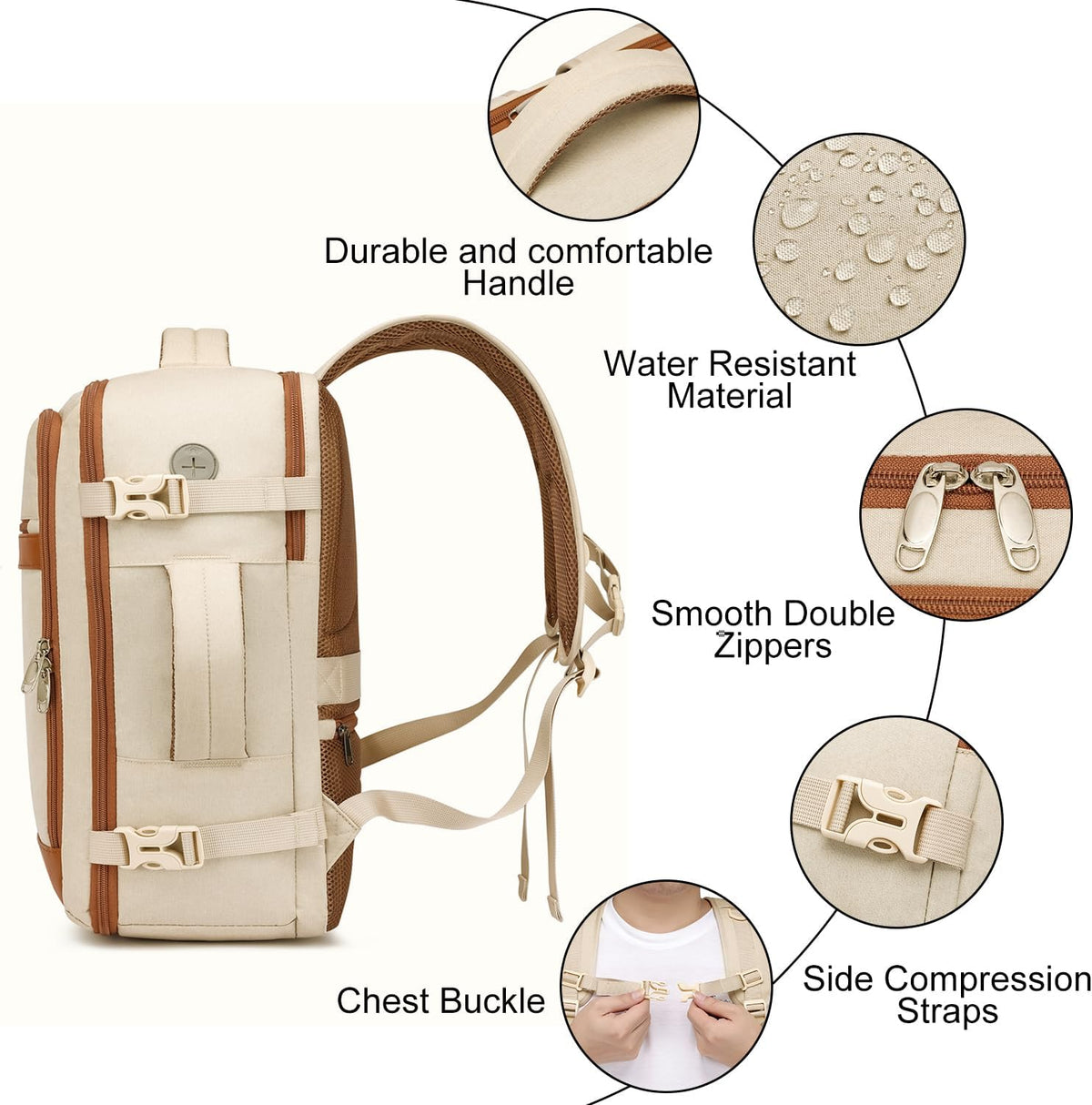 Travel Backpack for Men,TSA Carry On Backpack Flight Approved