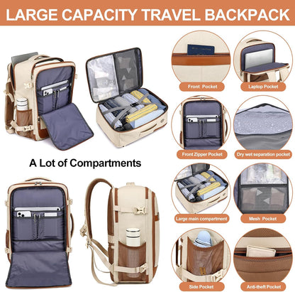 Travel Backpack for Men,TSA Carry On Backpack Flight Approved