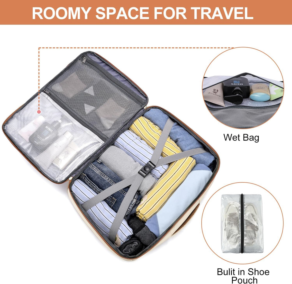 Travel Backpack for Men,TSA Carry On Backpack Flight Approved