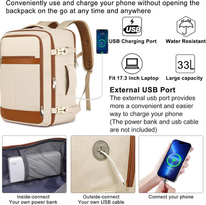Travel Backpack for Men,TSA Carry On Backpack Flight Approved