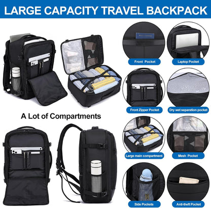 Travel Backpack for Men,TSA Carry On Backpack Flight Approved