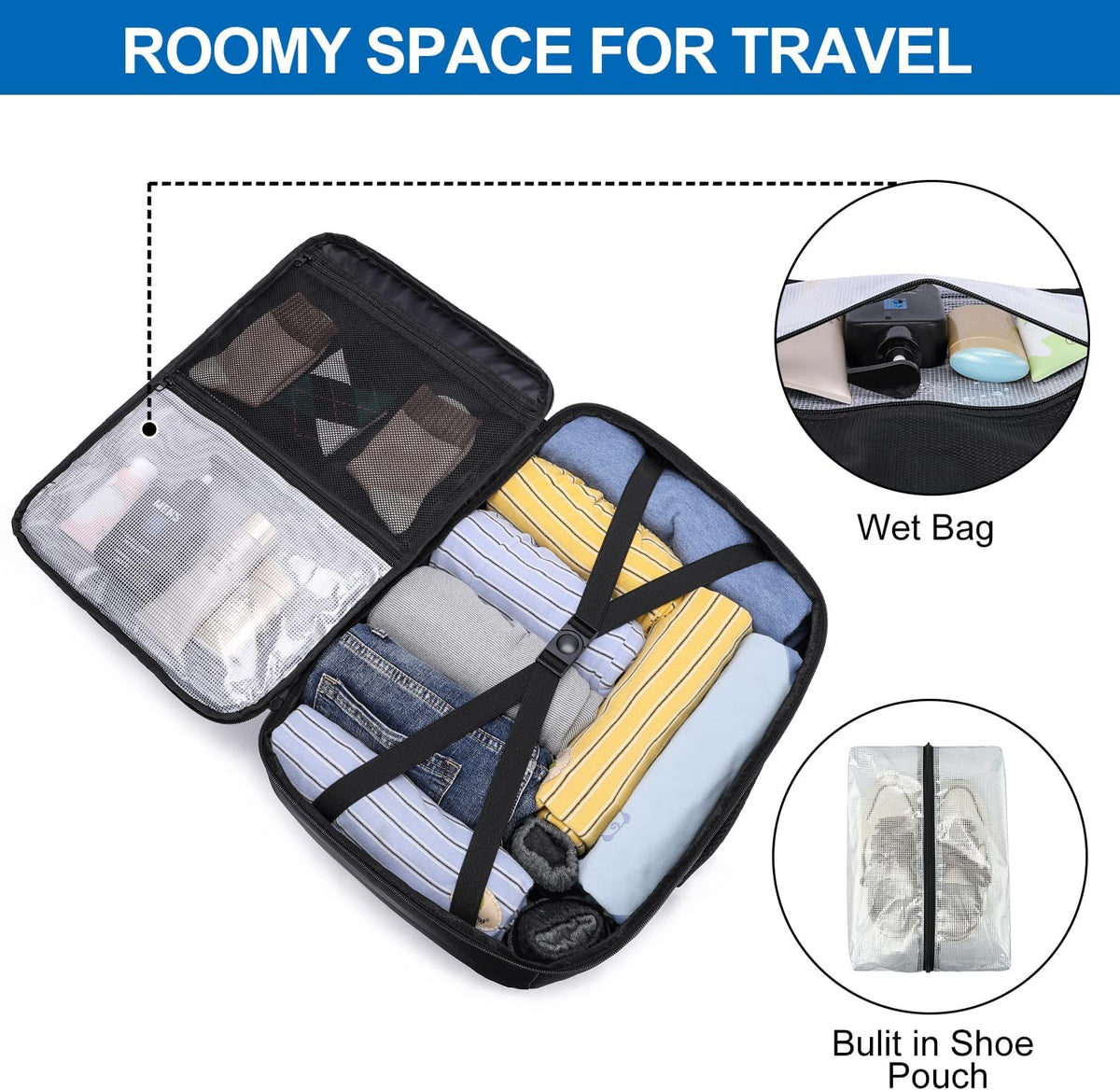 Travel Backpack for Men,TSA Carry On Backpack Flight Approved