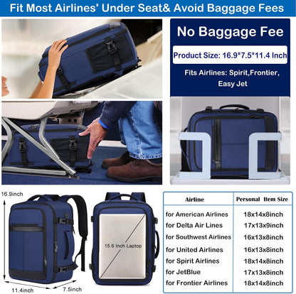 Travel Backpack for Men,TSA Carry On Backpack Flight Approved