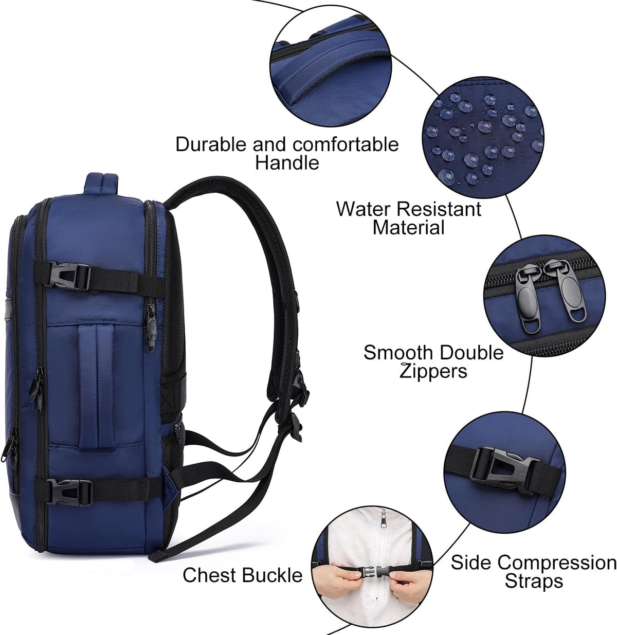 Travel Backpack for Men,TSA Carry On Backpack Flight Approved