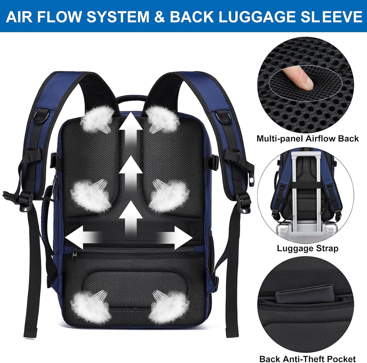 Travel Backpack for Men,TSA Carry On Backpack Flight Approved