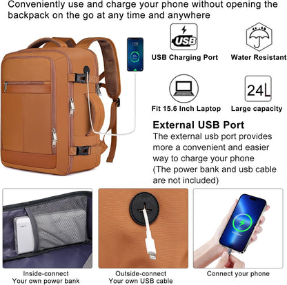 Travel Backpack for Men,TSA Carry On Backpack Flight Approved