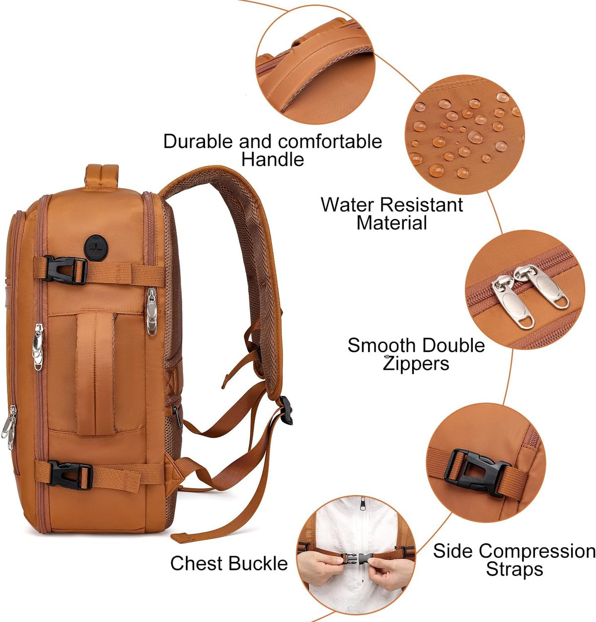 Travel Backpack for Men,TSA Carry On Backpack Flight Approved