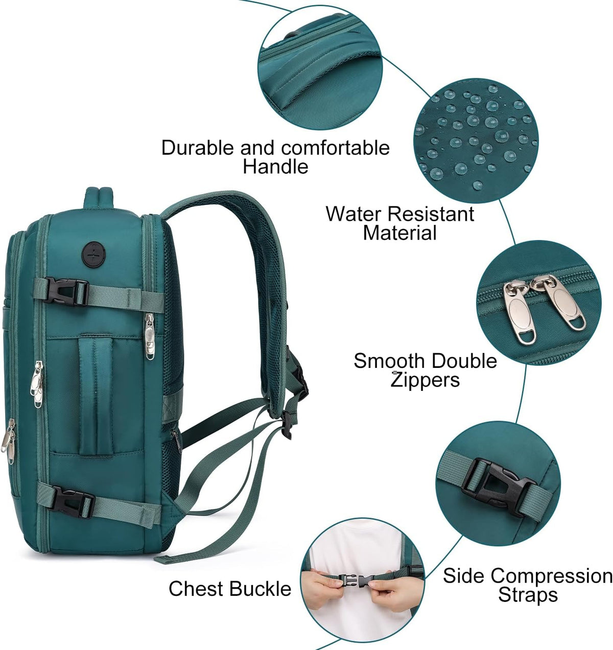 Travel Backpack for Men,TSA Carry On Backpack Flight Approved