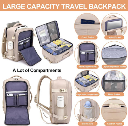 Travel Backpack for Men,TSA Carry On Backpack Flight Approved