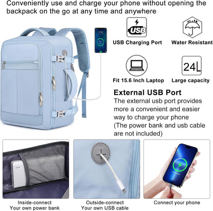 Travel Backpack for Men,TSA Carry On Backpack Flight Approved
