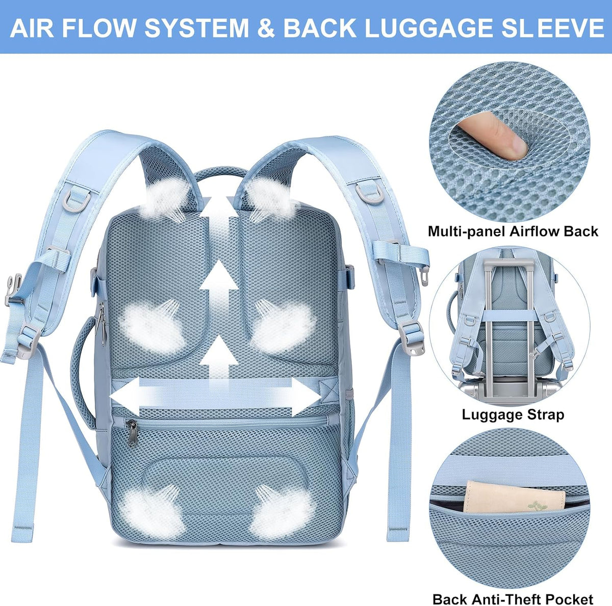 Travel Backpack for Men,TSA Carry On Backpack Flight Approved