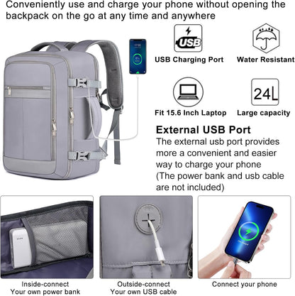 Travel Backpack for Men,TSA Carry On Backpack Flight Approved